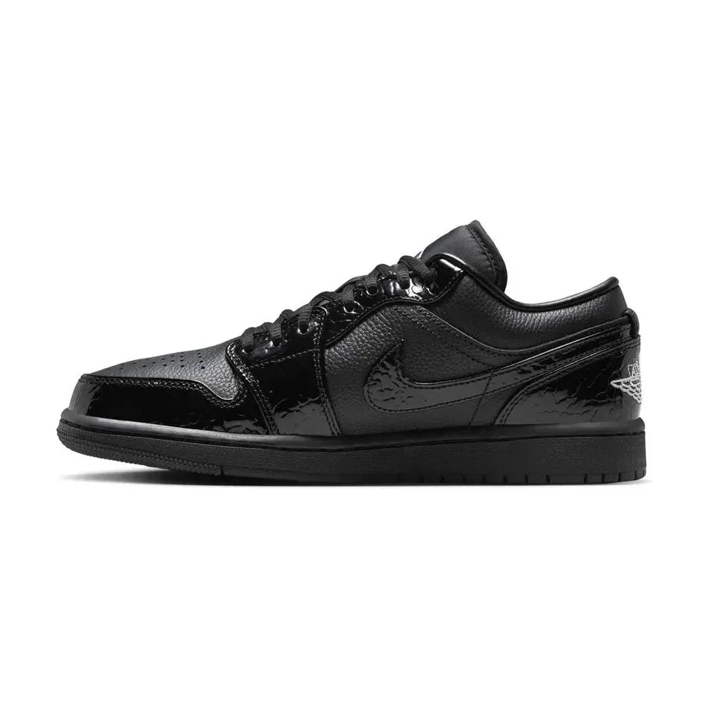 Air Jordan 1 Low Black Croc