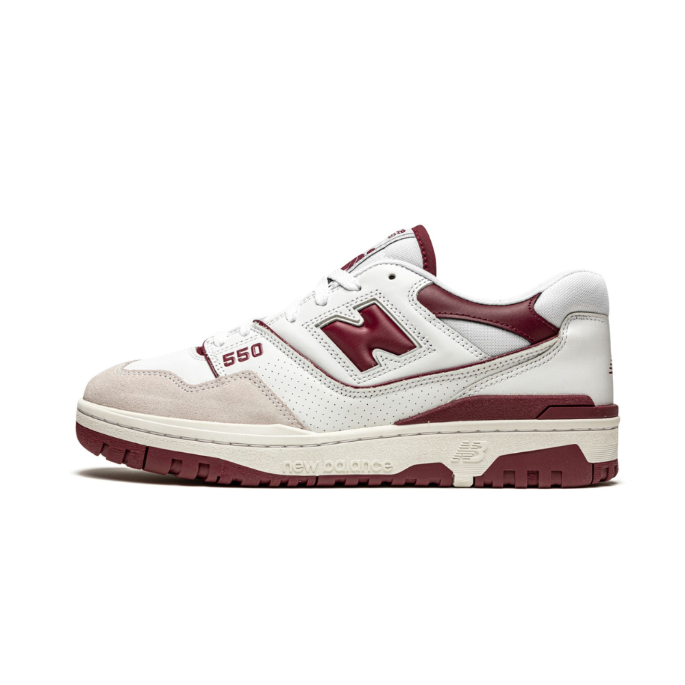 New Balance 550 White Burgundy