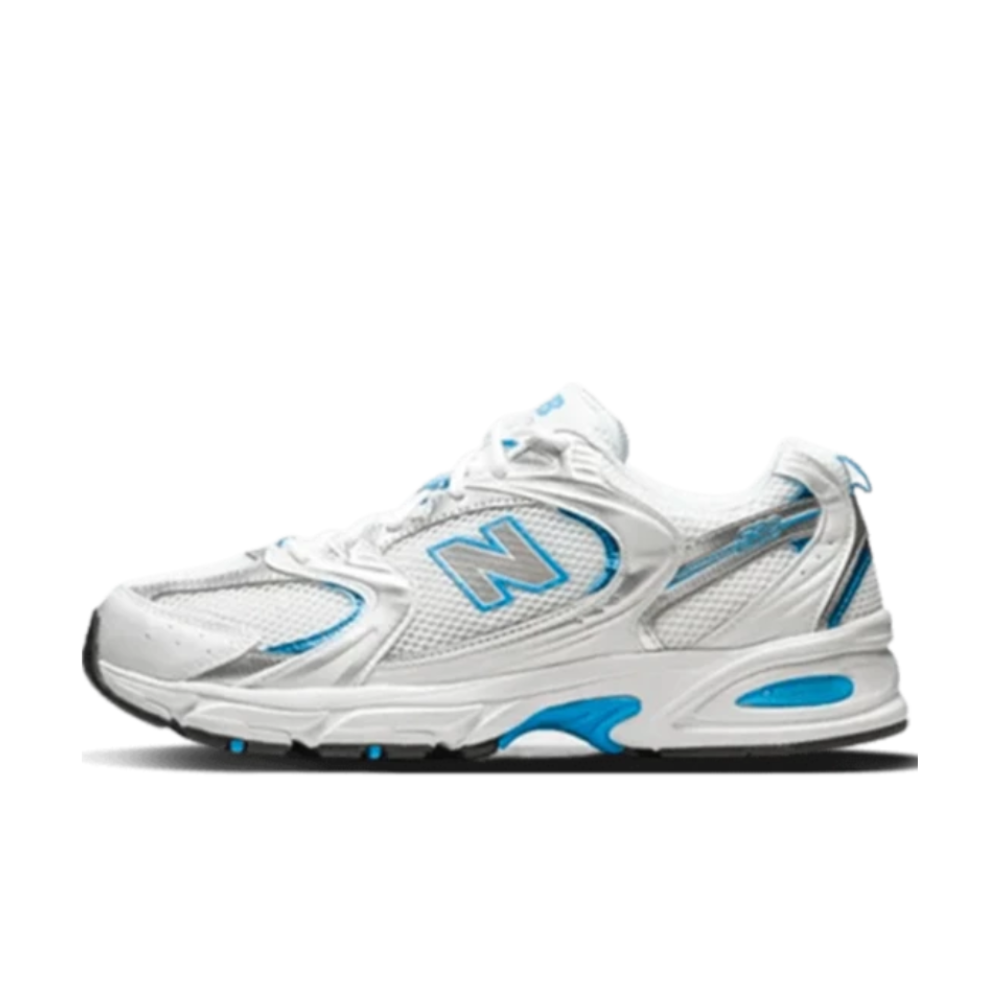 New Balance 530 White Silver Metallic Sky Blue