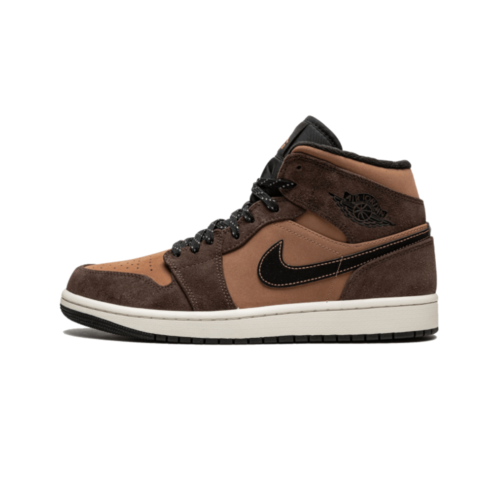 Air Jordan 1 Mid Earthy Brown