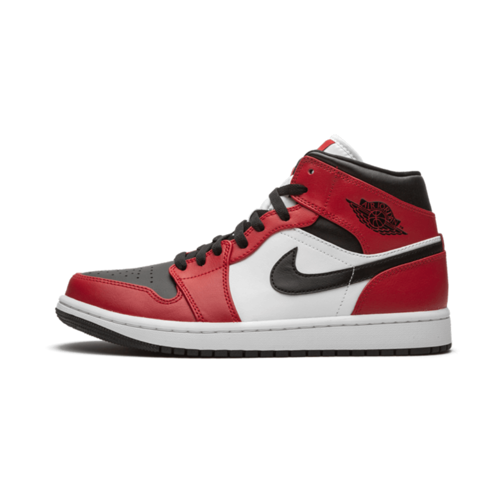 Air Jordan 1 Mid Chicago Black Toe