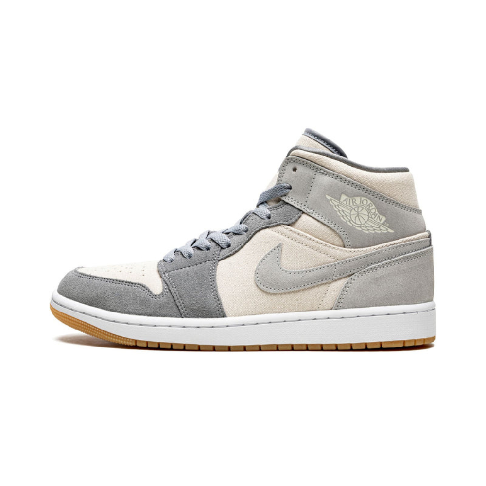 Air Jordan 1 Mid Coconut Milk Particle Grey