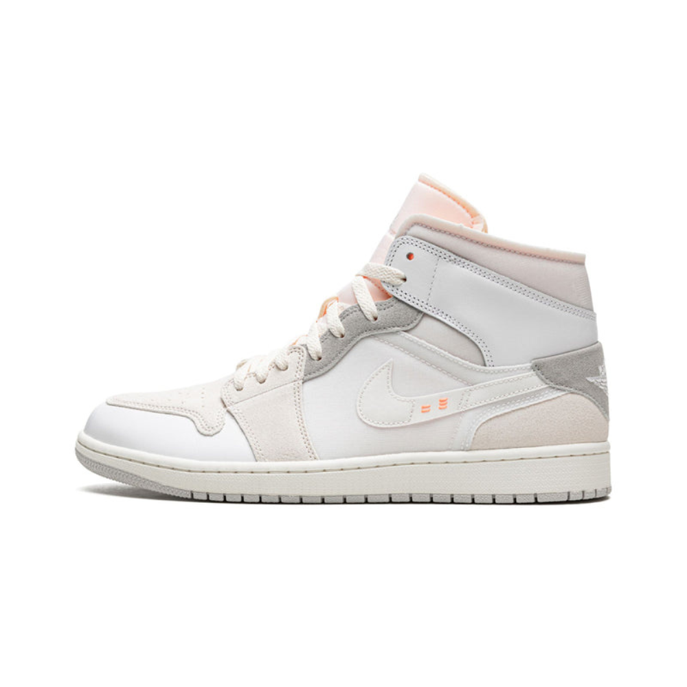 Air Jordan 1 Mid SE Craft Inside Out White Grey