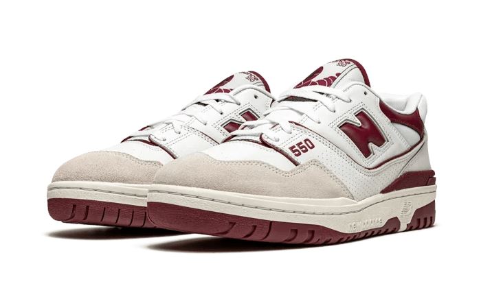 New Balance 550 White Burgundy