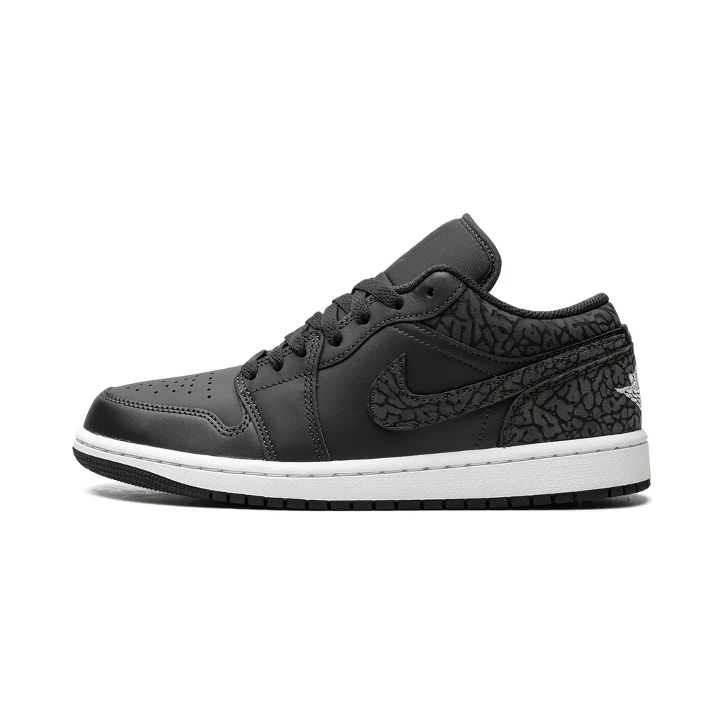 Air Jordan 1 Low Black Elephant