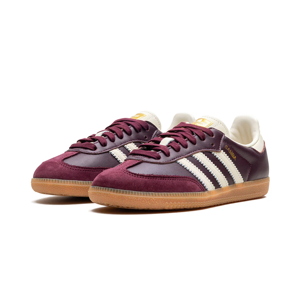 Adidas Samba Maroon / Cream White
