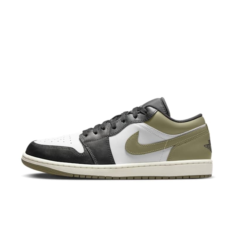 Air Jordan 1 Low Black & Medium Olive
