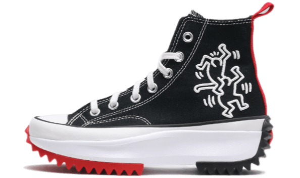 Converse Run Star Hike Hi Keith Haring Black