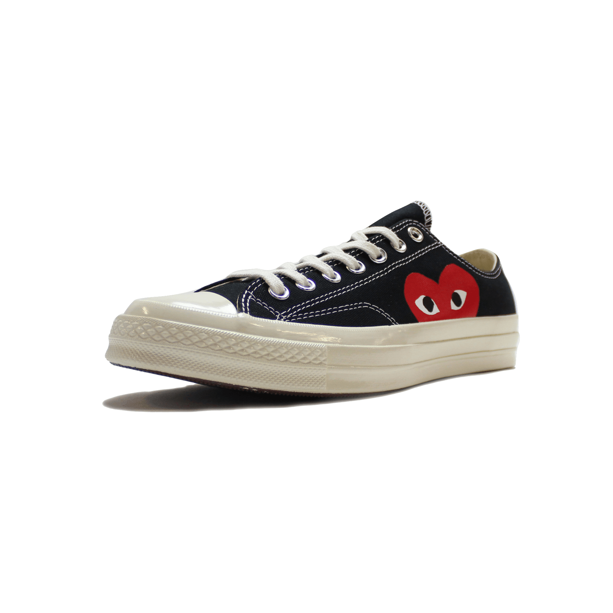 Converse Chuck 70 Ox “Comme Des Garçons PLAY / Half Heart Black” - Plumas Kicks