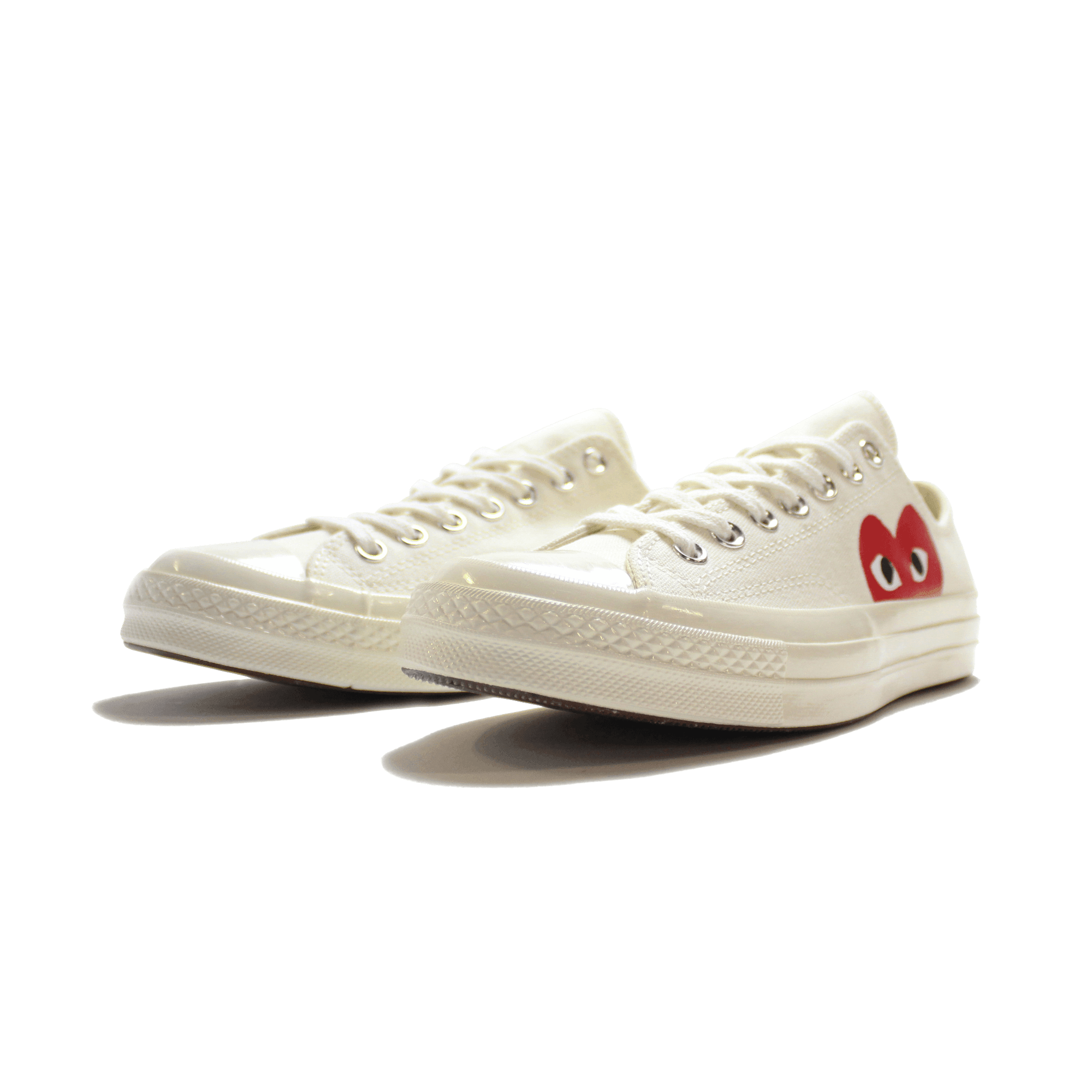 Chuck 70 Ox “Comme Des Garçons PLAY / Half Heart White” (4049130848328)
