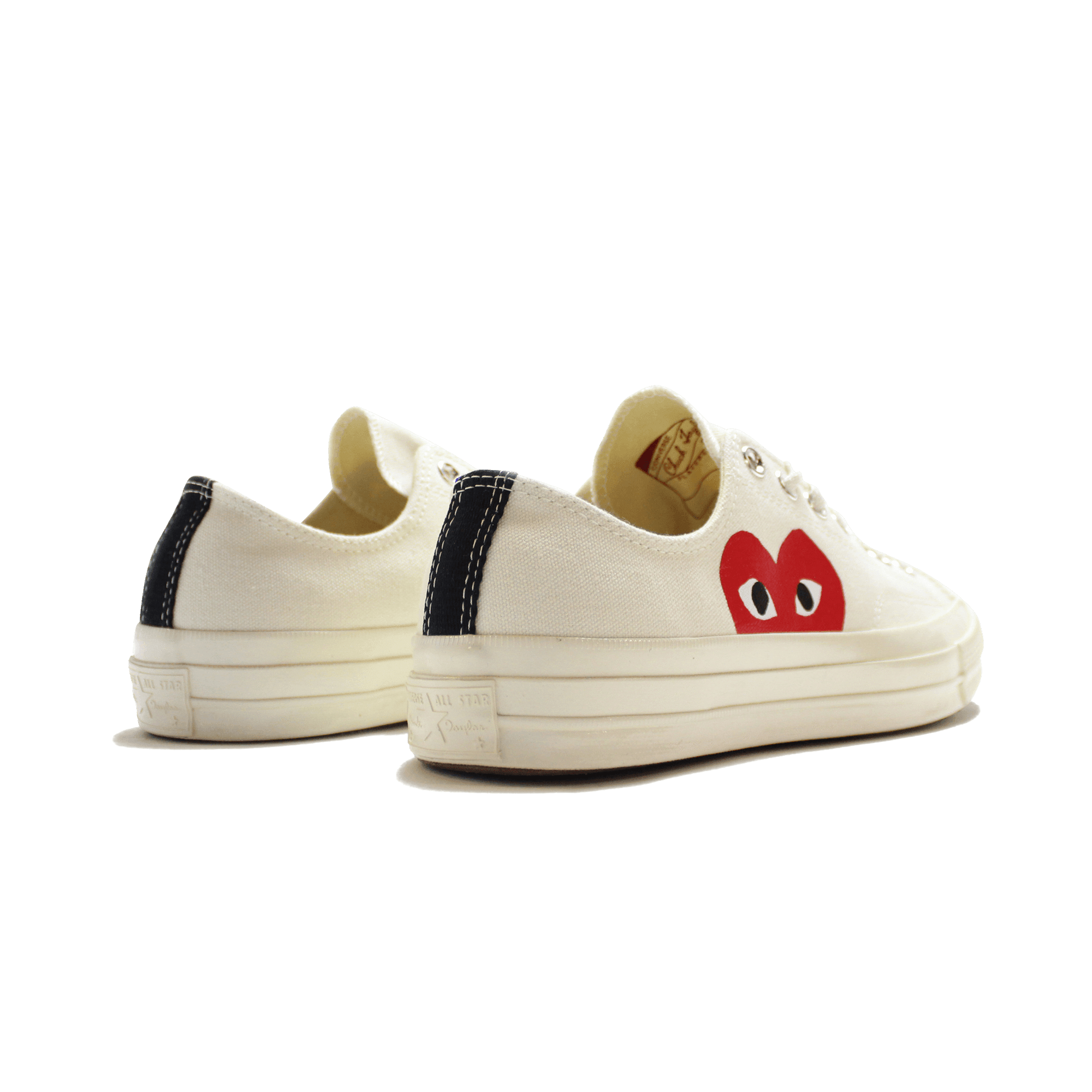 Chuck 70 Ox “Comme Des Garçons PLAY / Half Heart White” (4049130848328)