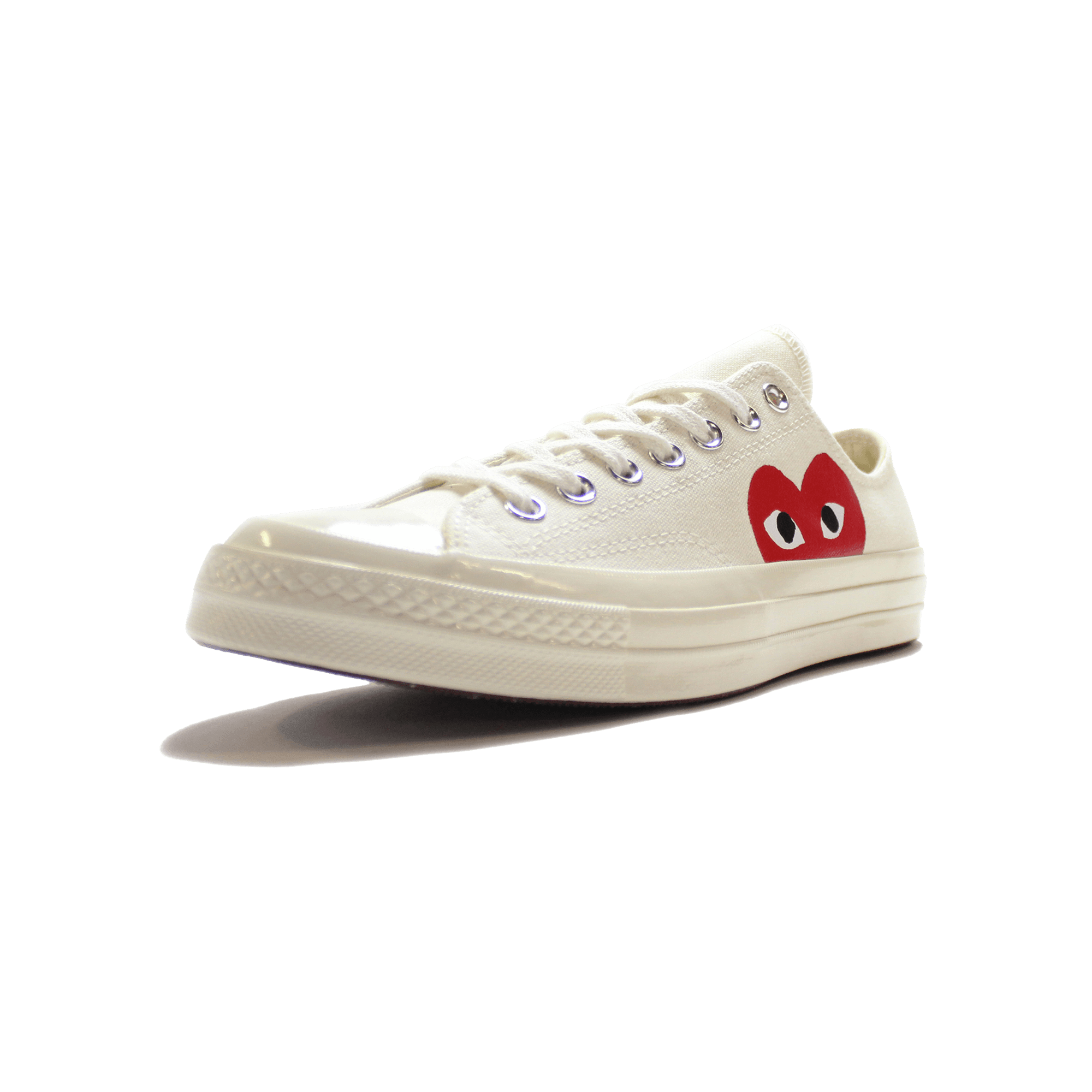 Chuck 70 Ox “Comme Des Garçons PLAY / Half Heart White” (4049130848328)