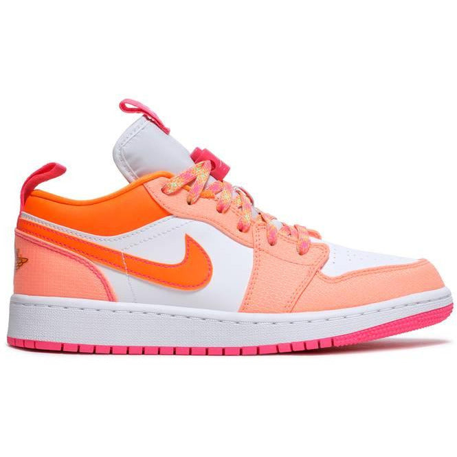 Air Jordan 1 Low Utility GS " Crimson Pulse " - Plumas Kicks