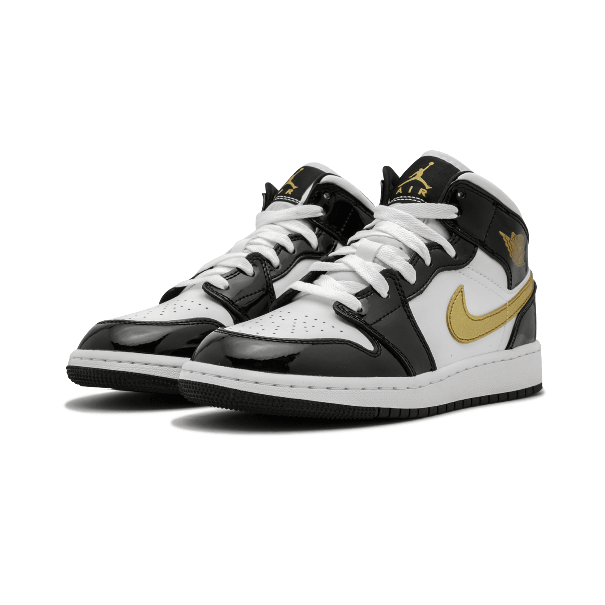 Air Jordan 1 Mid Black Gold
