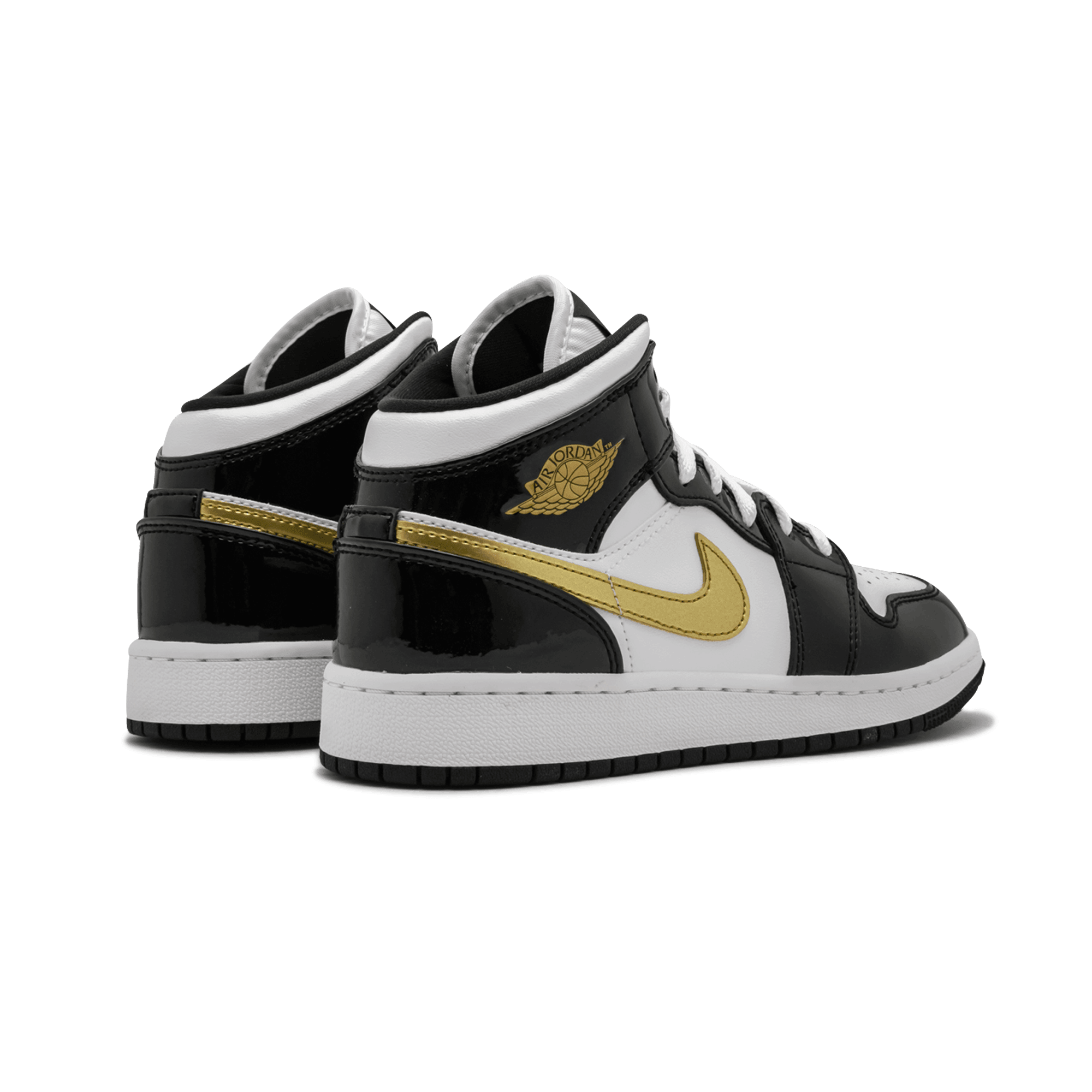 Air Jordan 1 Mid Black Gold