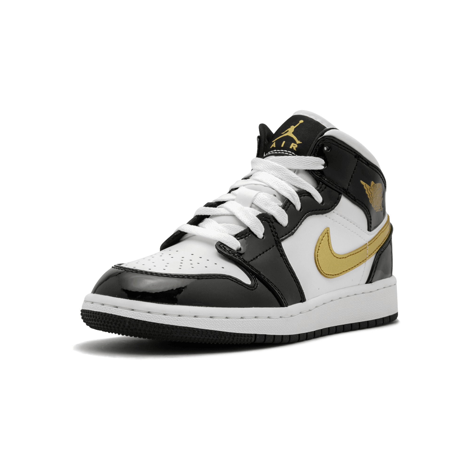 Air Jordan 1 Mid Black Gold