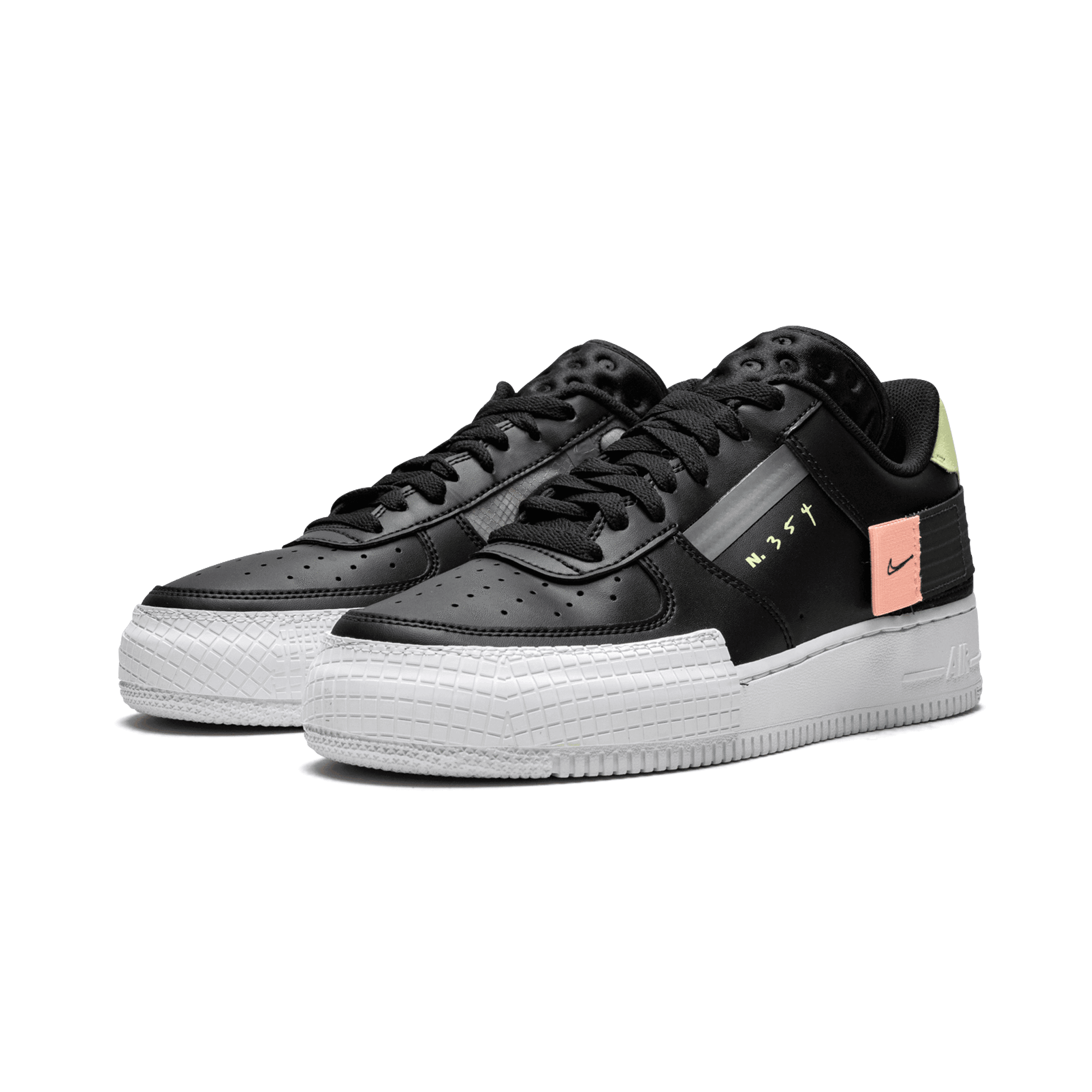 Air Force 1 - Type Black - Plumas Kicks