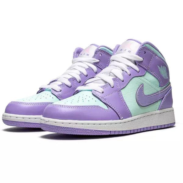 Air Jordan 1 Mid Purple Aqua