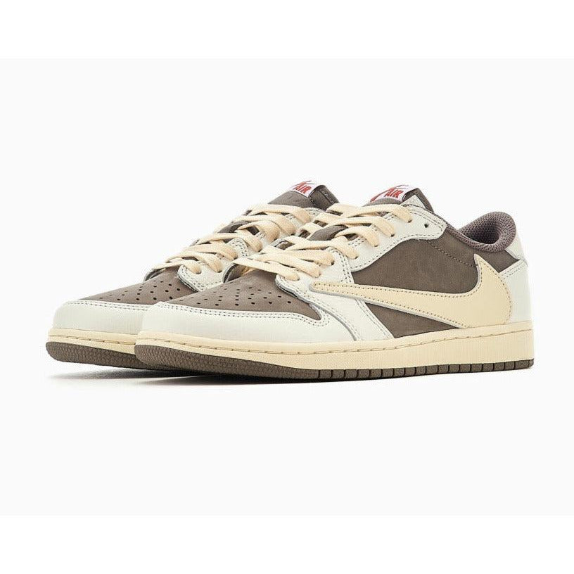 Air Jordan 1 Low x Travis Scott OG SP "Reverse Mocha" - Plumas Kicks