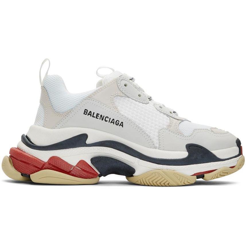 Balenciaga Triple S White & Red (4006864420936)