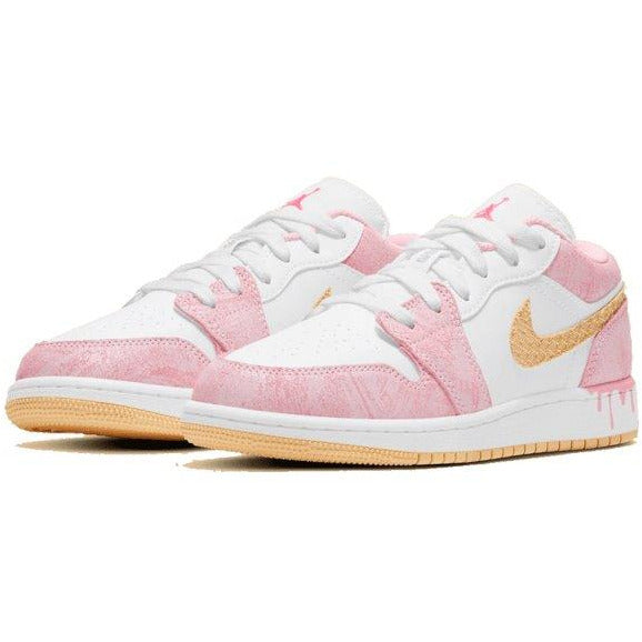 Air Jordan 1 Low SE " Paint Drip " - Plumas Kicks