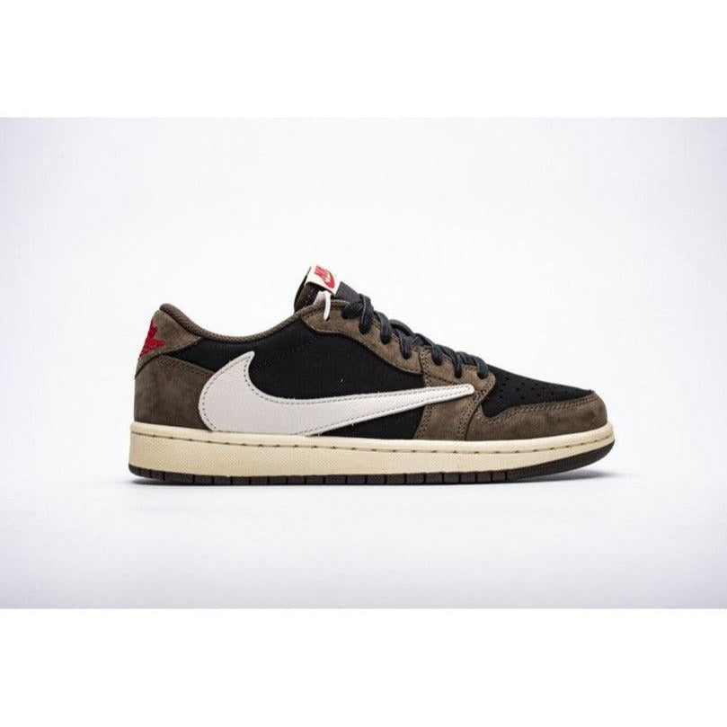 Air Jordan 1 Low x Travis Scott OG SP " Dark Mocha" - Plumas Kicks