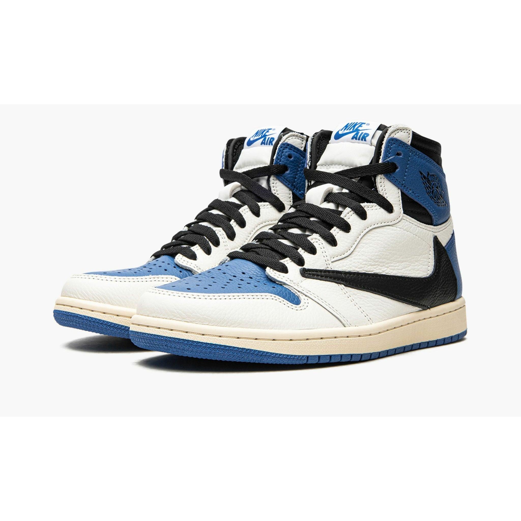 Air Jordan 1 Retro High OG SP Travis Scott Fragment Military Blue