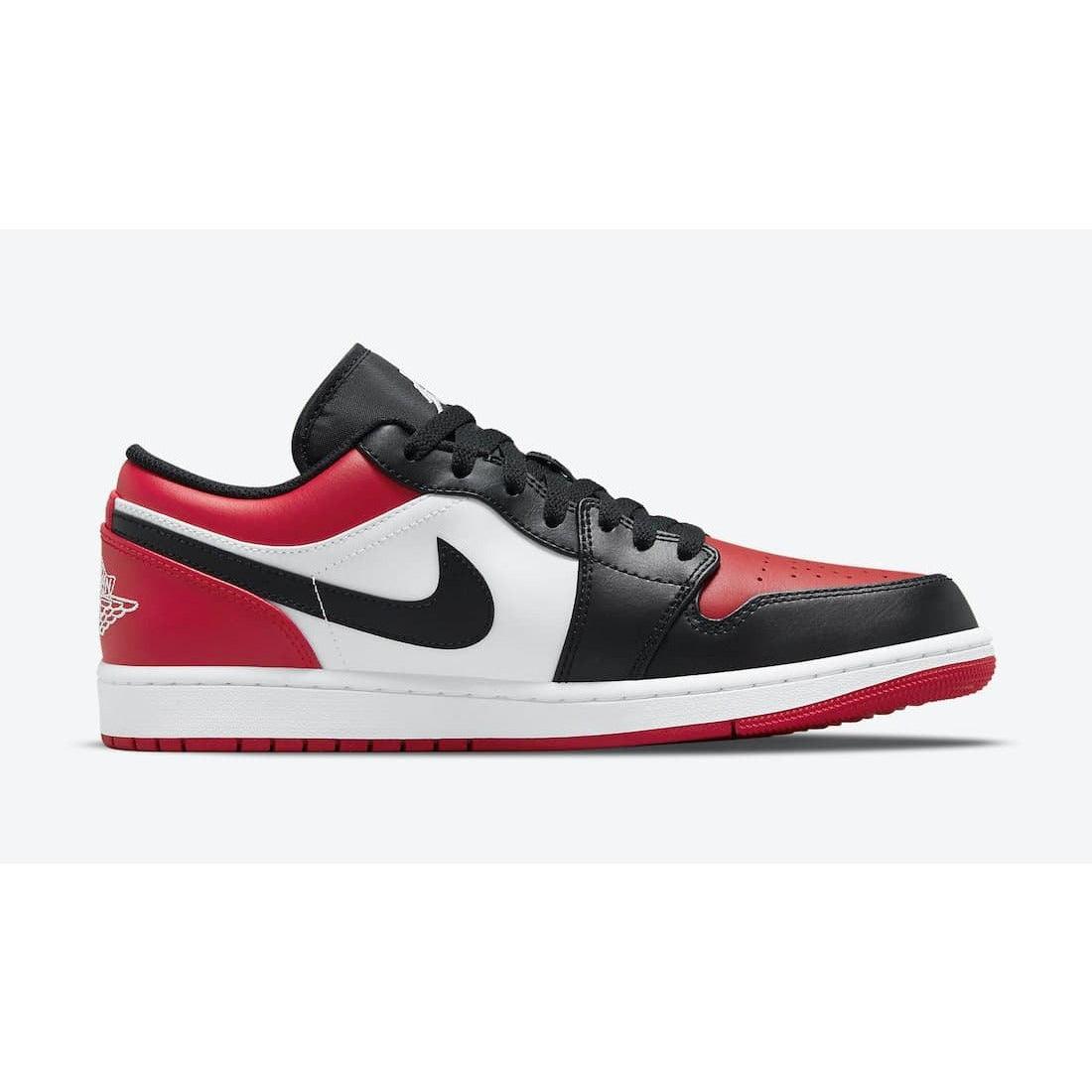 Air Jordan 1 Low Bred Toe " 2021 " - Plumas Kicks