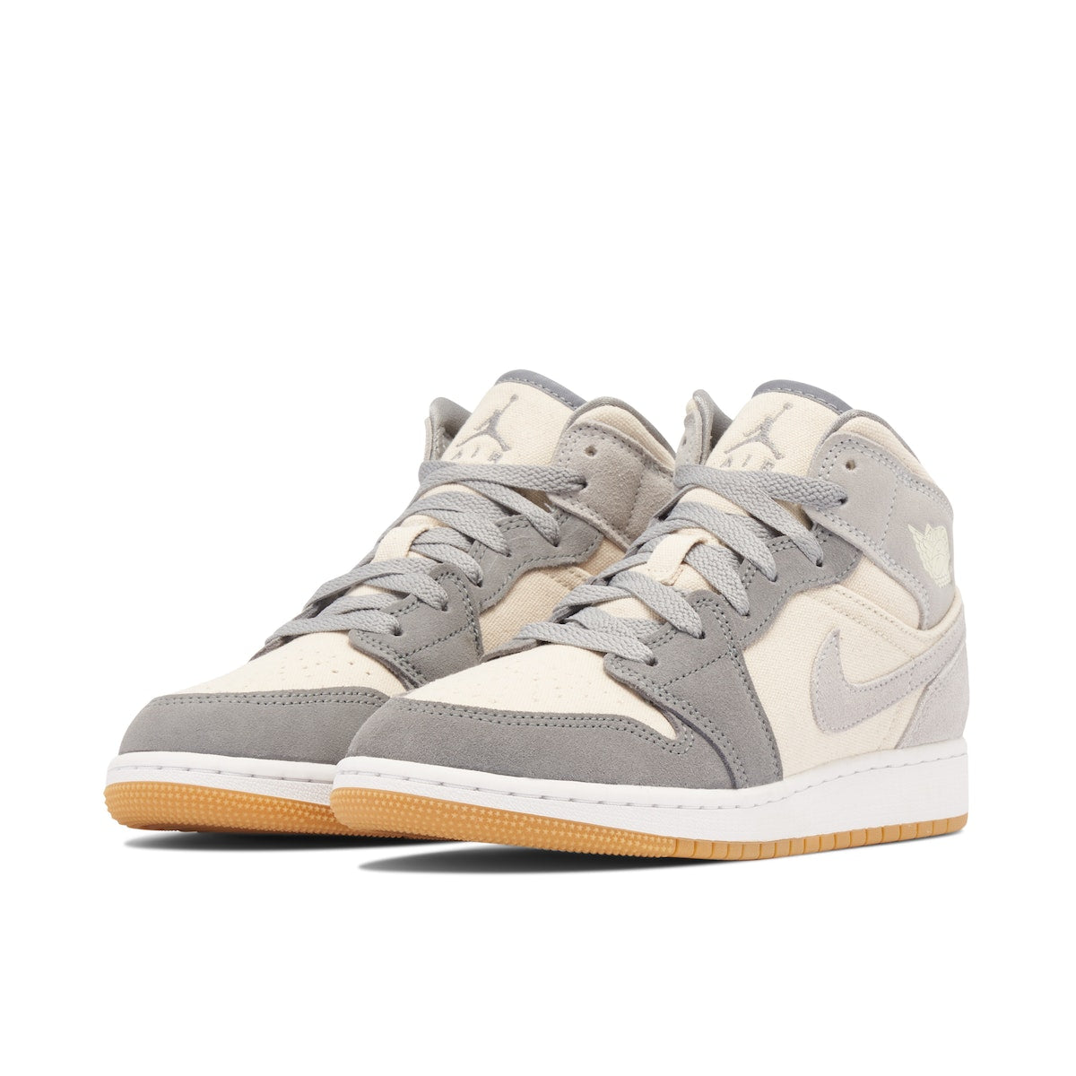 Air Jordan 1 Mid Coconut Milk Particle Grey