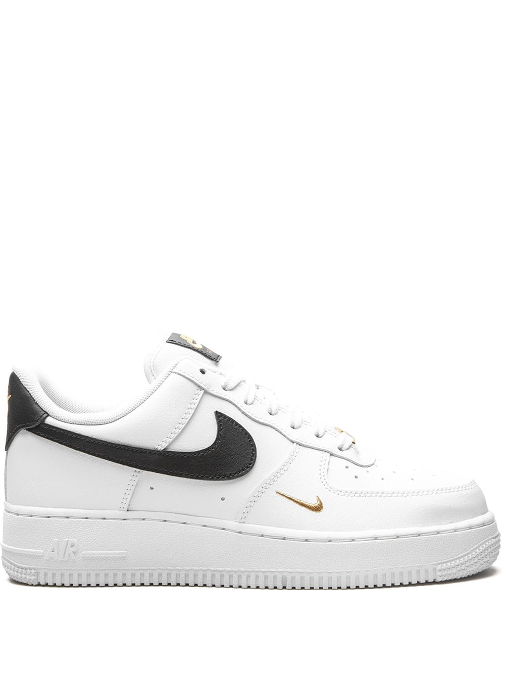 Air Force 1 Low '07 Essential White Black Gold Mini Swoosh