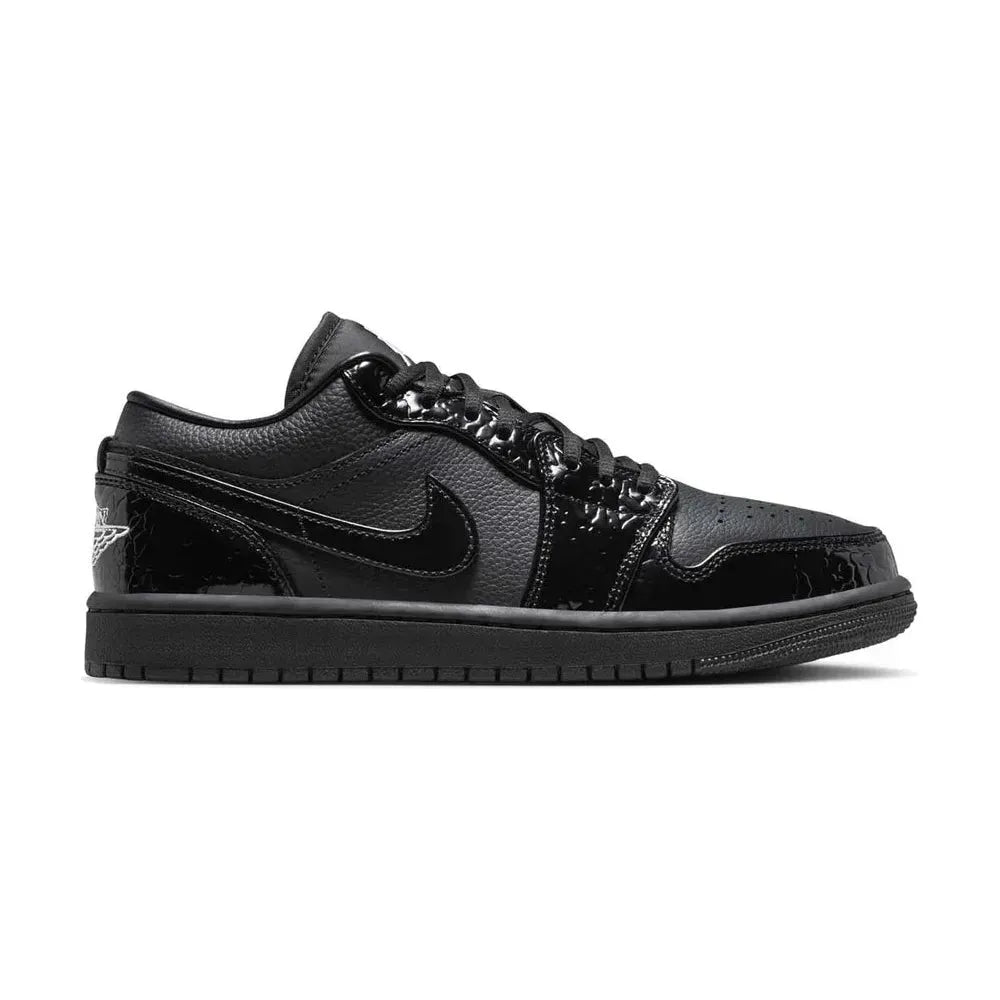 Air Jordan 1 Low Black Croc