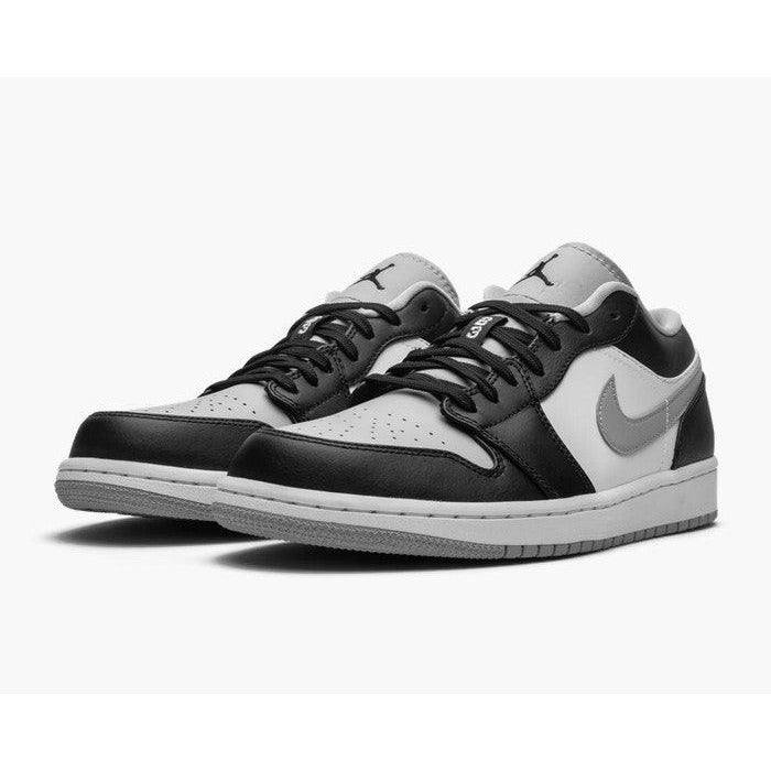 Air Jordan 1 Low Light Smoke Grey Black White - Plumas Kicks