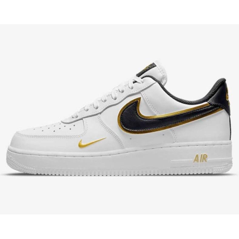 Air Force 1 Low '07 LV8 Double Swoosh " White Metallic Gold " - Plumas Kicks