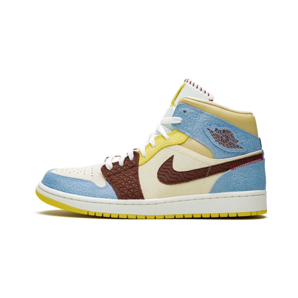 Air Jordan 1 Mid Fearless Maison Château Rouge