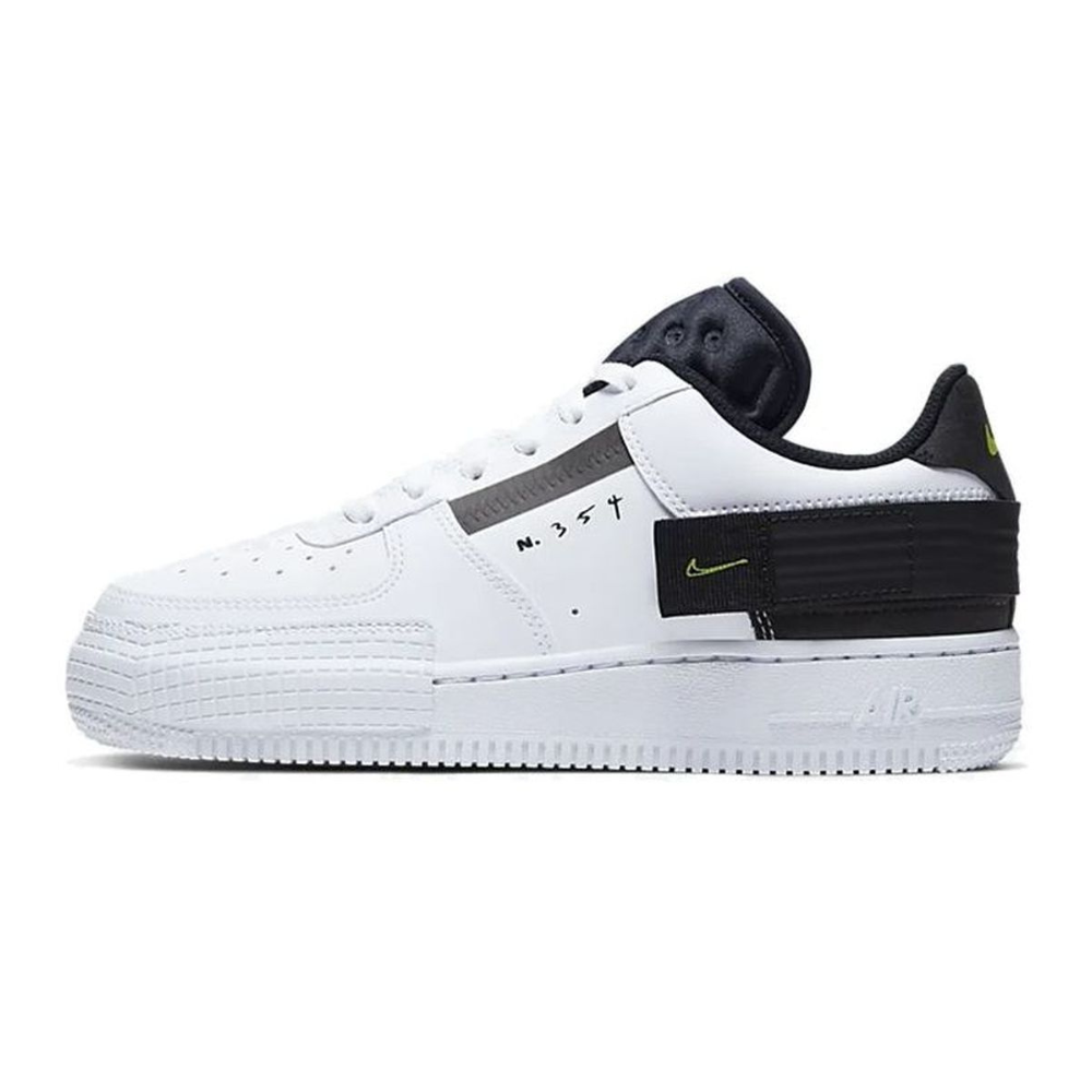 Air Force 1 Low Drop Type White Black Volt