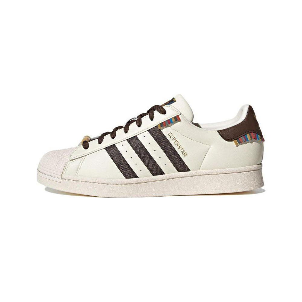 Adidas Superstar Chalk White Brown