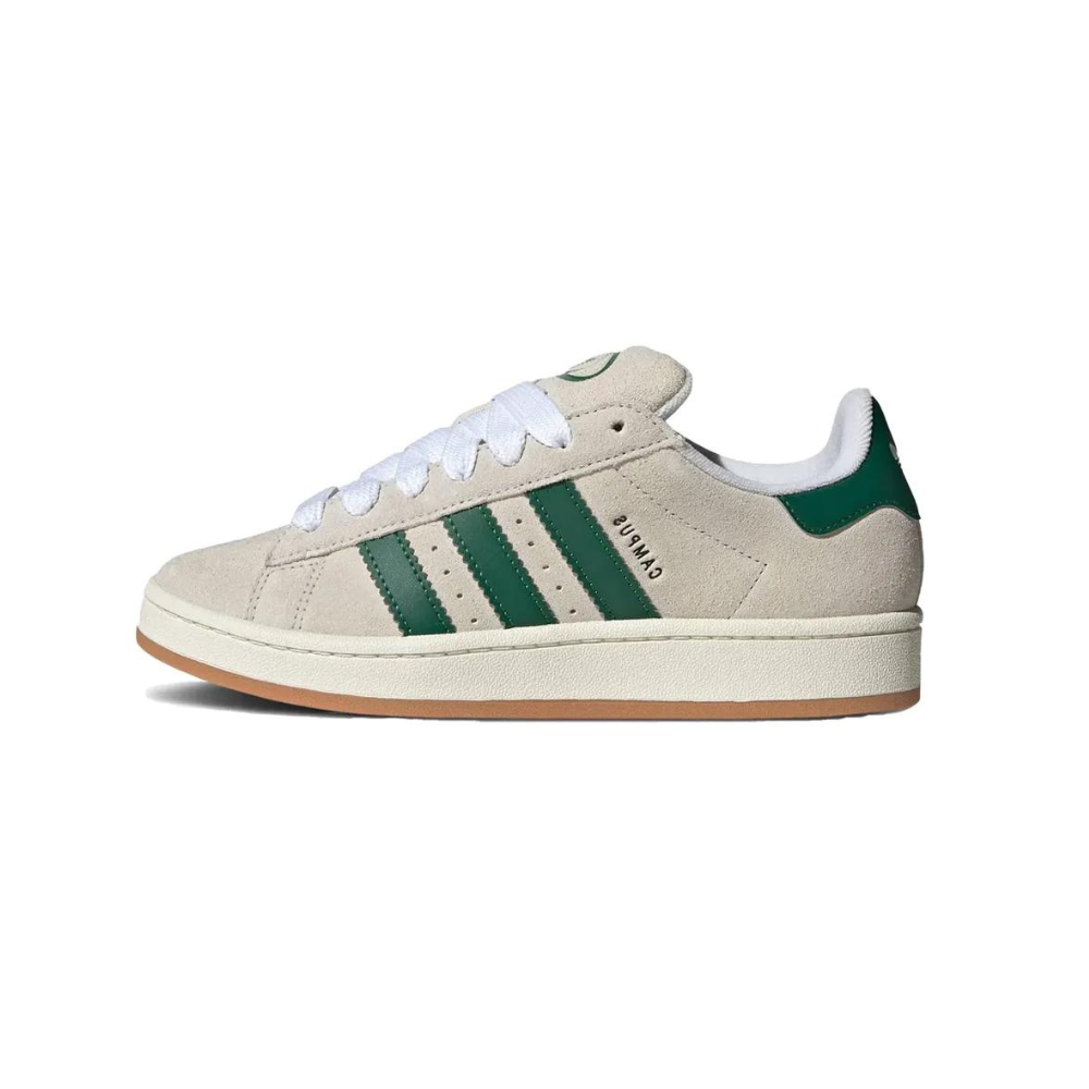 Adidas Campus 00s Crystal White Dark Green