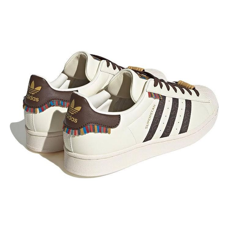 Adidas Superstar Chalk White Brown
