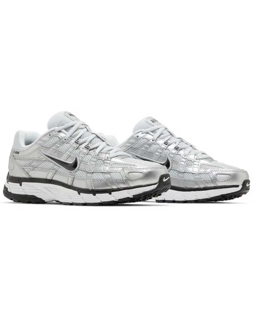 Nike P-6000 White Silver