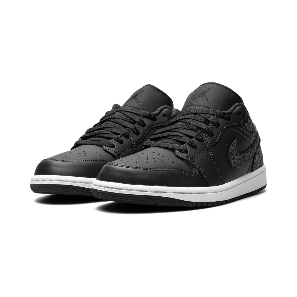 Air Jordan 1 Low Black Elephant
