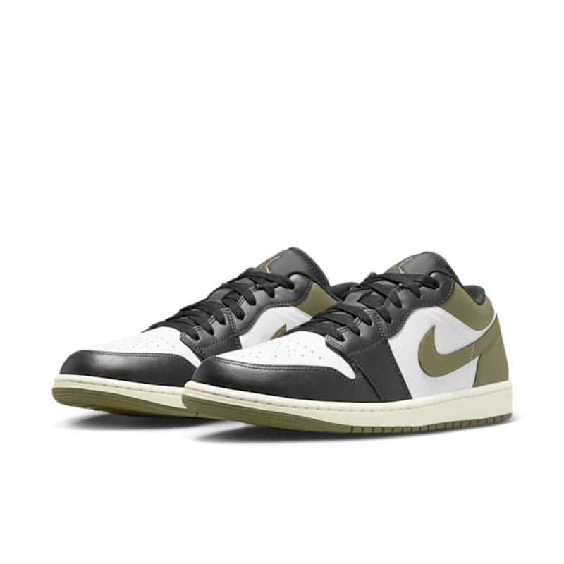 Air Jordan 1 Low Black & Medium Olive