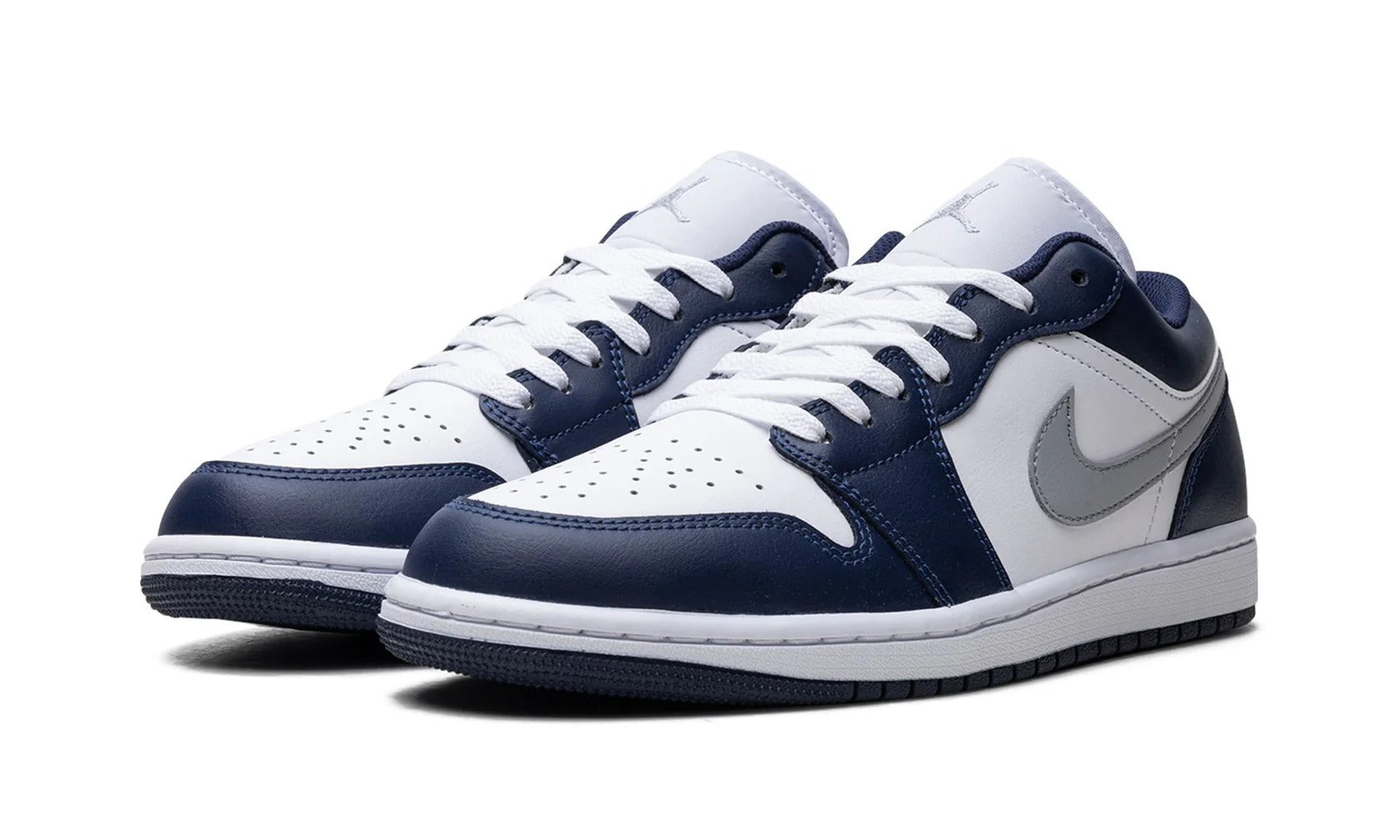 Air Jordan 1 Low Wolf Grey Midnight Navy