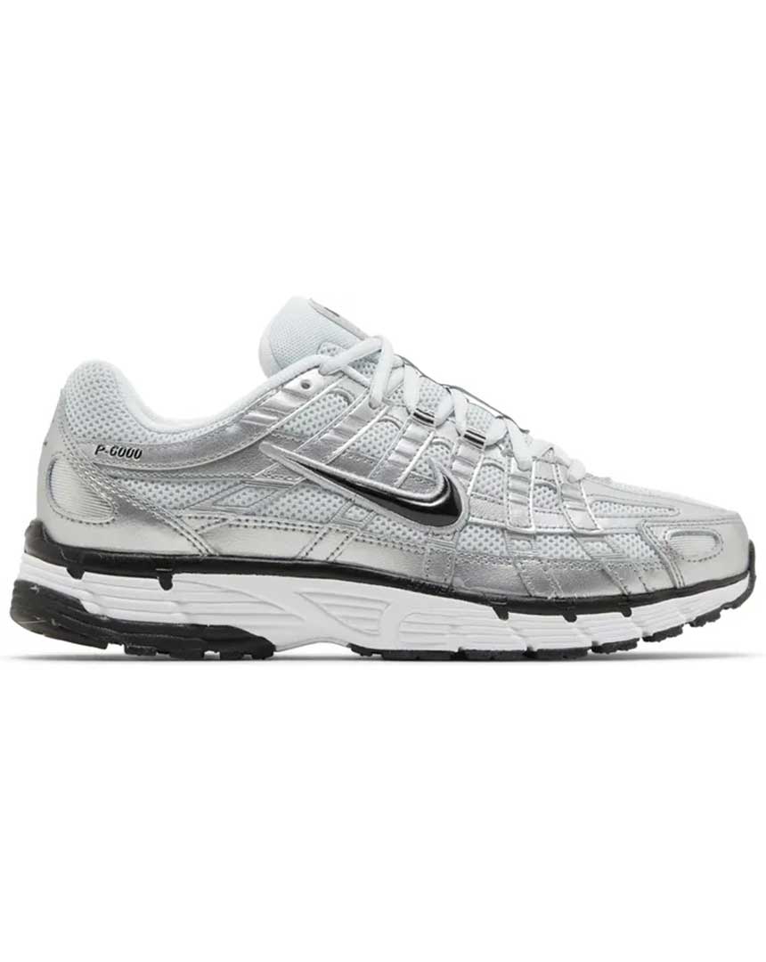 Nike P-6000 White Silver