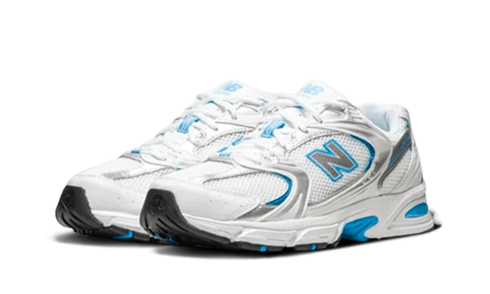 New Balance 530 White Silver Metallic Sky Blue
