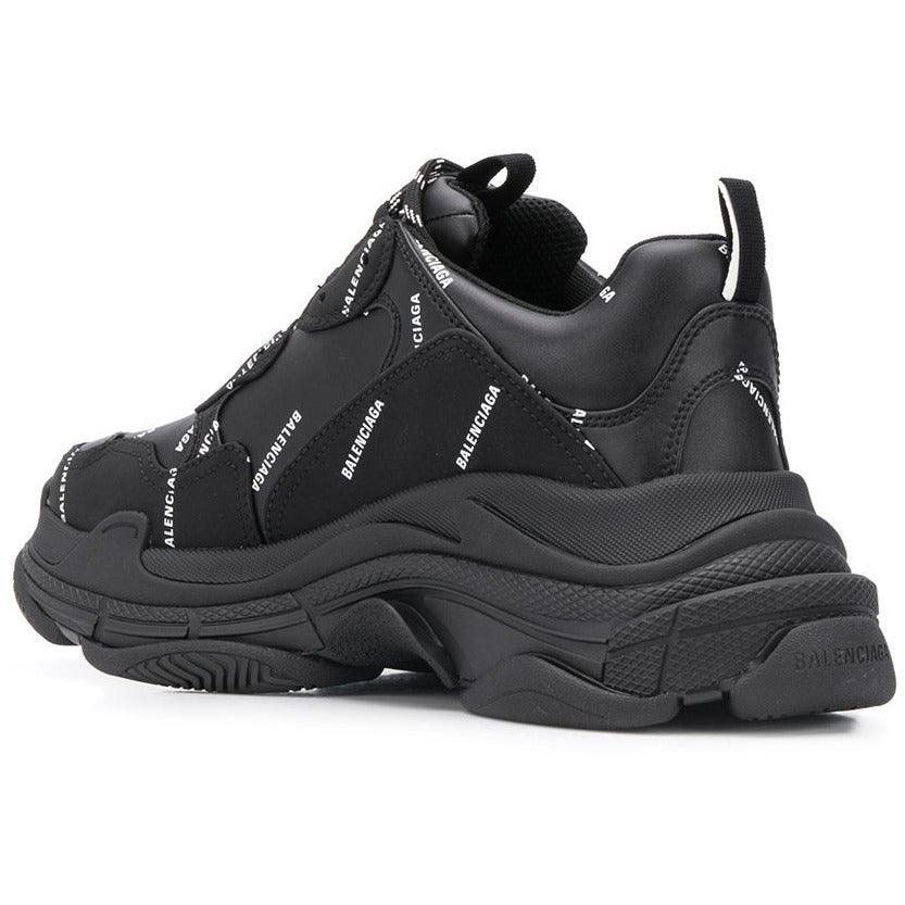 Balenciaga All Over Logo Triple S - Plumas Kicks