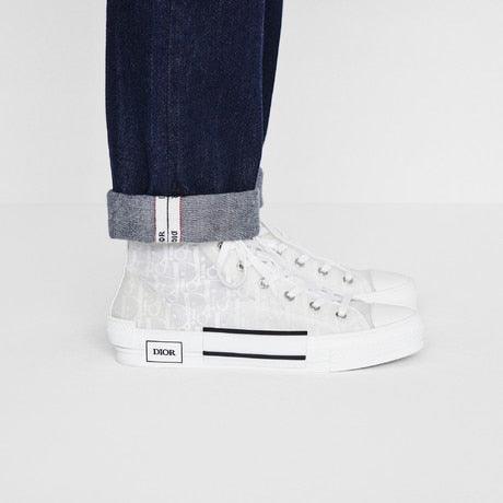 Dior B23 Toile Oblique blanc - Plumas Kicks