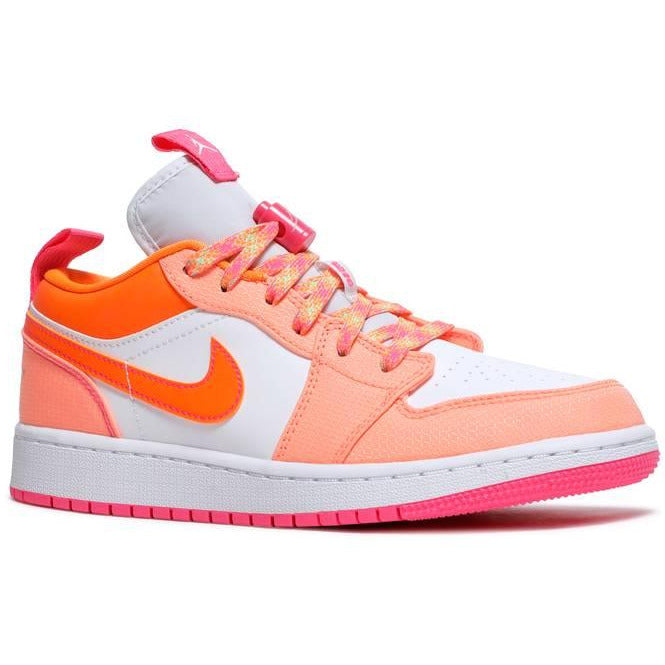 Air Jordan 1 Low Utility GS " Crimson Pulse " - Plumas Kicks