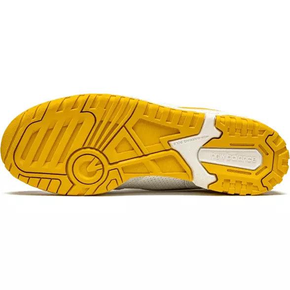New Balance 550 Sea Salt Varsity Gold - Plumas Kicks
