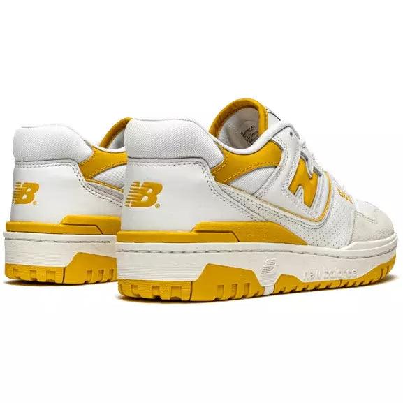 New Balance 550 Sea Salt Varsity Gold - Plumas Kicks