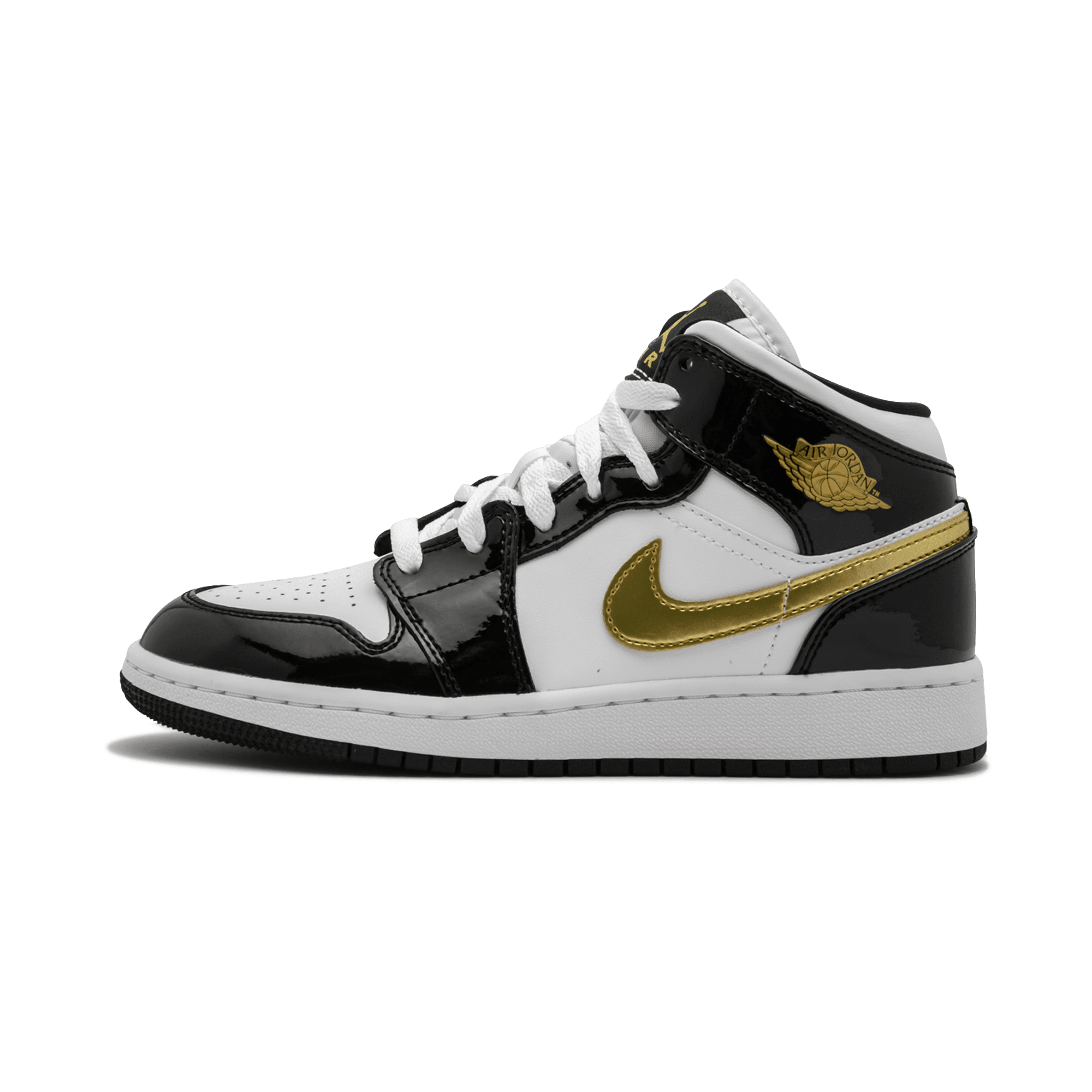 Air Jordan 1 Mid Black Gold